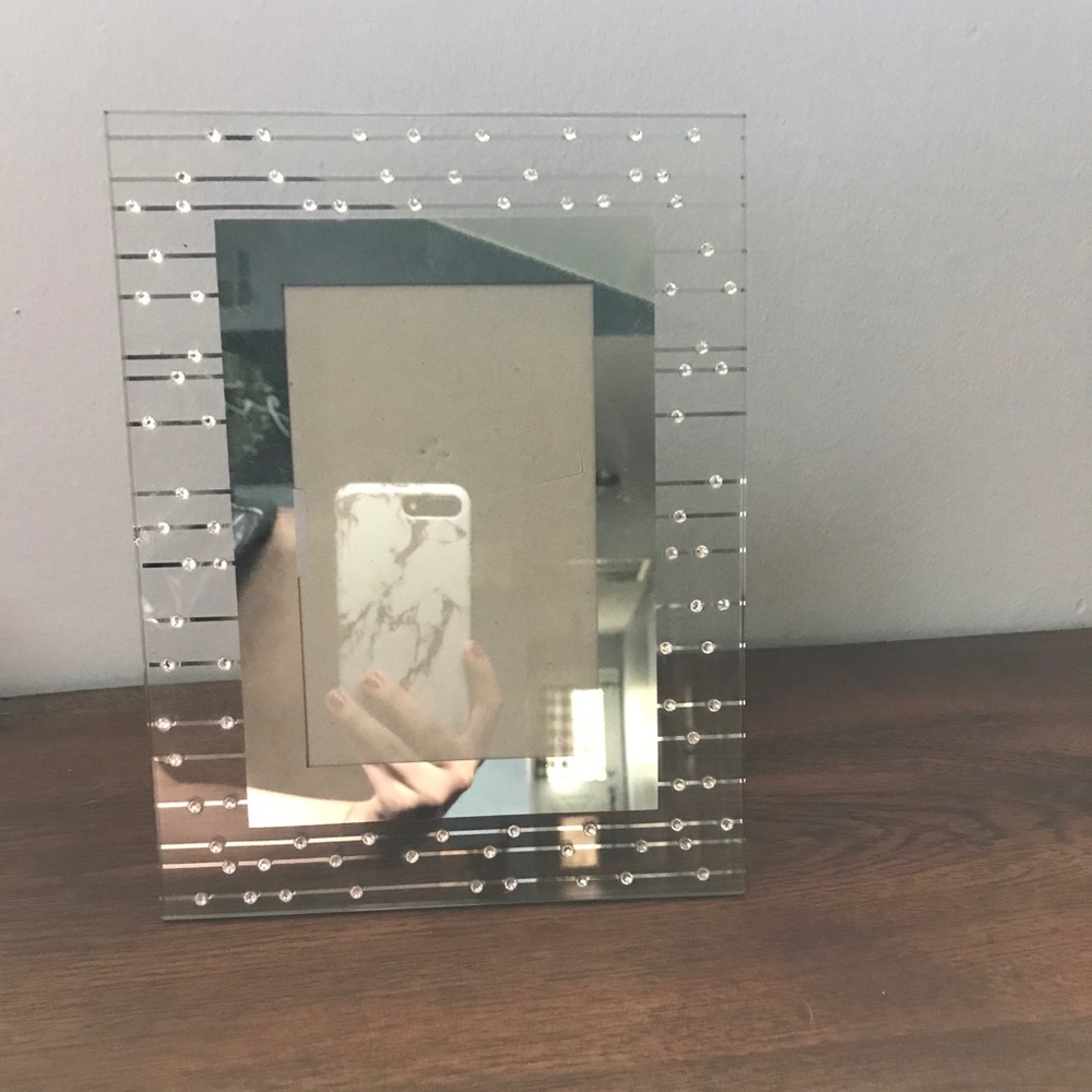 Glass Rhinestone 5x7 Picture Frame
